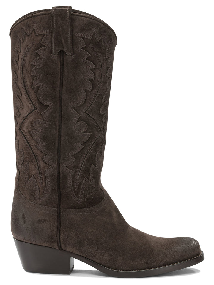 Sartore Leather Cowboy Boots Boots and Ankle Boots - Brown | 8fbc1bcdee132a1d0368977ed4321690e819f8ea