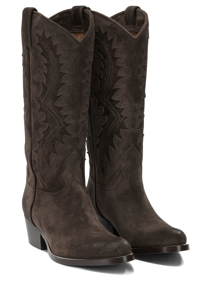 Sartore Leather Cowboy Boots Boots and Ankle Boots - Brown | dbfc27ab4d61c4234551809641583f1684d0b169