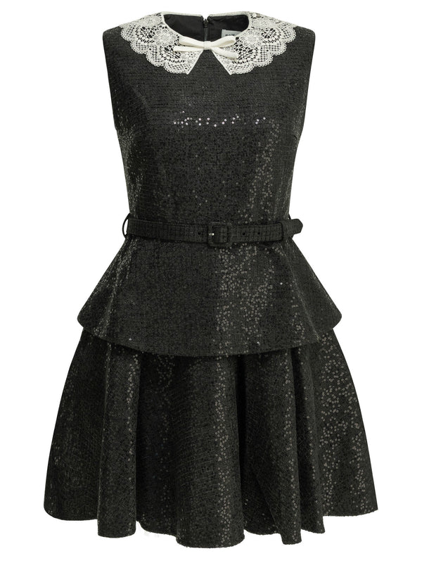 Short Sequin Dress Dresses Black