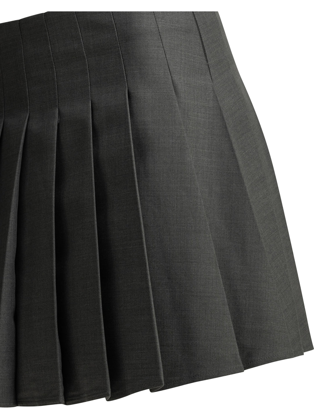 Self-Portrait Pleated Miniskirt Skirts - Grey | 81f38f5040a3d8c3f0c39668545e0c8c439f4dee
