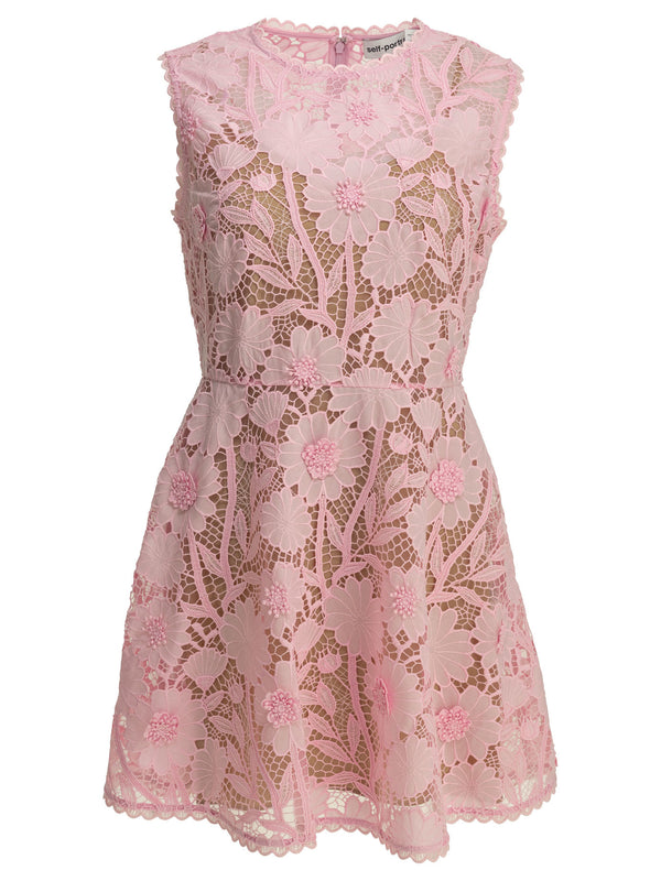 Short Lace Dress Dresses Pink