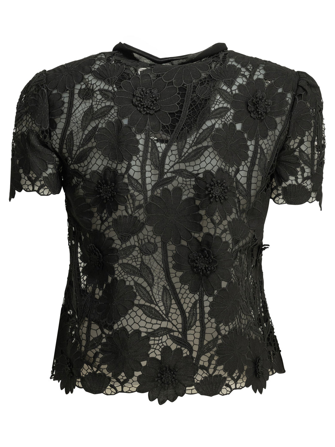 Self-Portrait Lace Blouse Shirts - Black | ac84dda5a0de89d6b65e8356b24ccffa0319fc7f