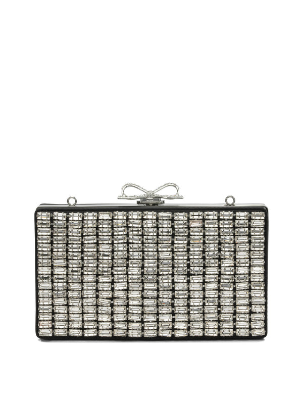 Crystal Clutch Bag Clutches Silver