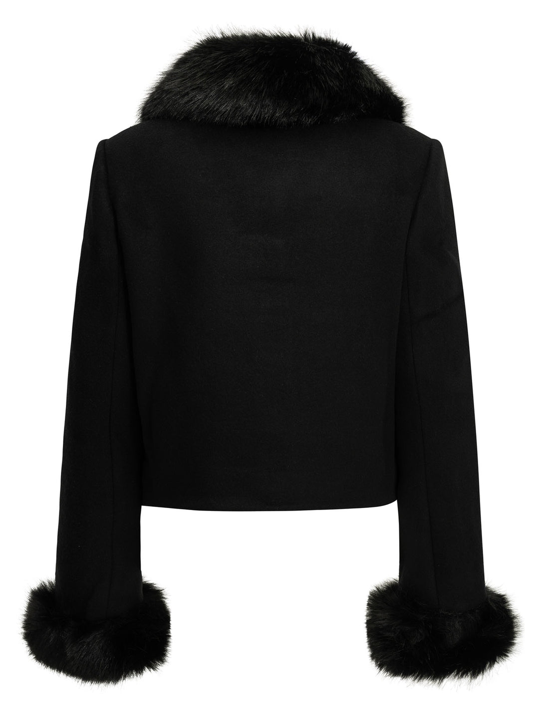 Self-Portrait Short Wool Coat Jackets and Coats - Black | f3b370807d4bc53866e4396706e962bd3a041b17