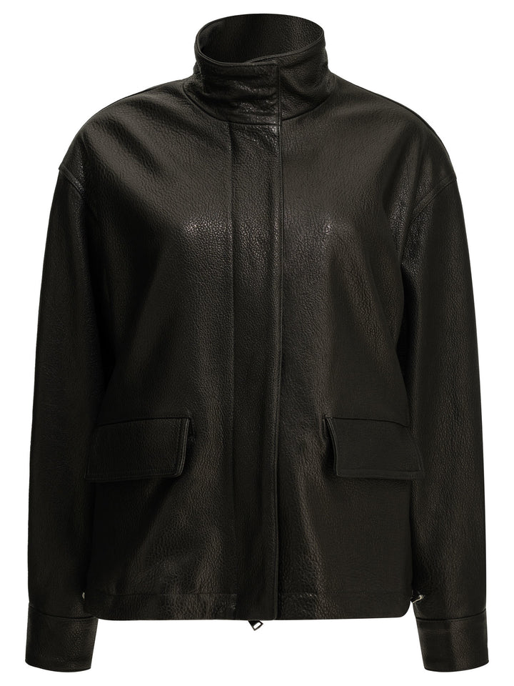 Semper Nappa Leather Jacket Jackets and Coats - Brown | 19f4b7c5ee9a1b4091a9ac6e25939c6f483becd7
