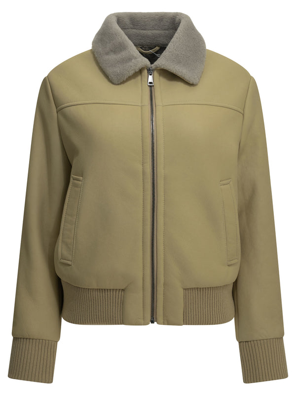 Shearling Jacket Beige