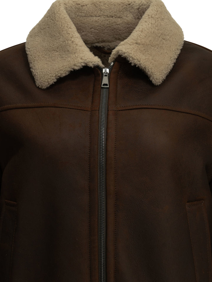Semper Shearling Jacket Jackets and Coats - Brown | fa200d4b7f878677460e35c0243a77067be2e81f