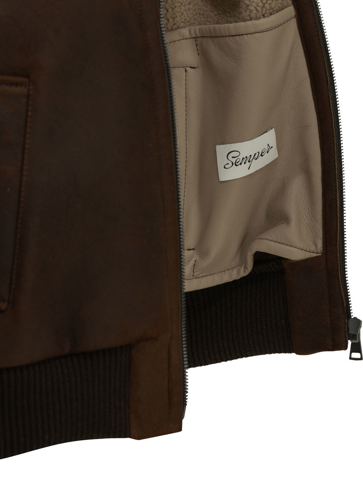 Semper Shearling Jacket Jackets and Coats - Brown | 541b10ff59490f8e672c6e73f9956cdf879b0f06