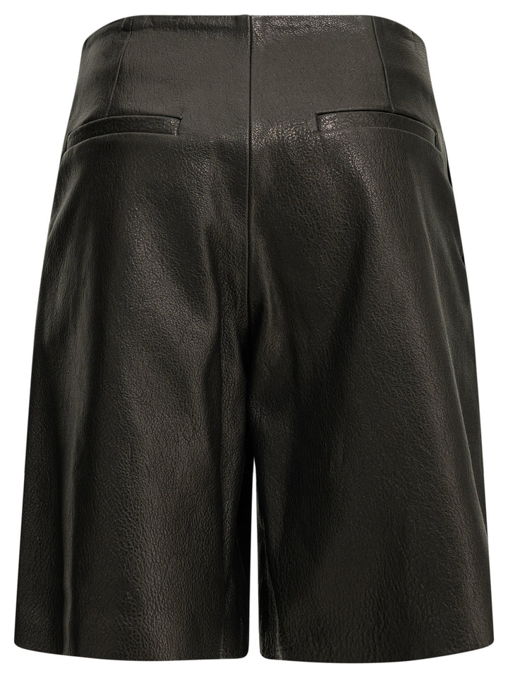 Semper Formal Leather Shorts - Black | 394fac08f0cff8dfe8f513c948203cafa3ad64ca