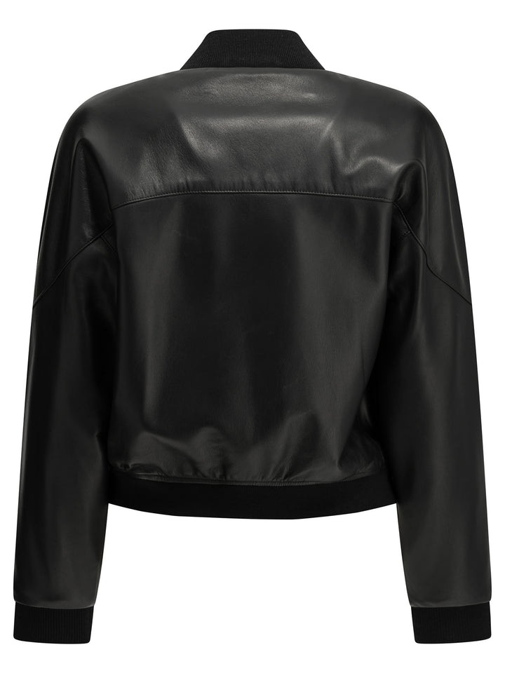Semper Nappa Leather Jacket Jackets and Coats - Black | 43d97bbe6038c47628a37b1a5fd70f874840b2d1