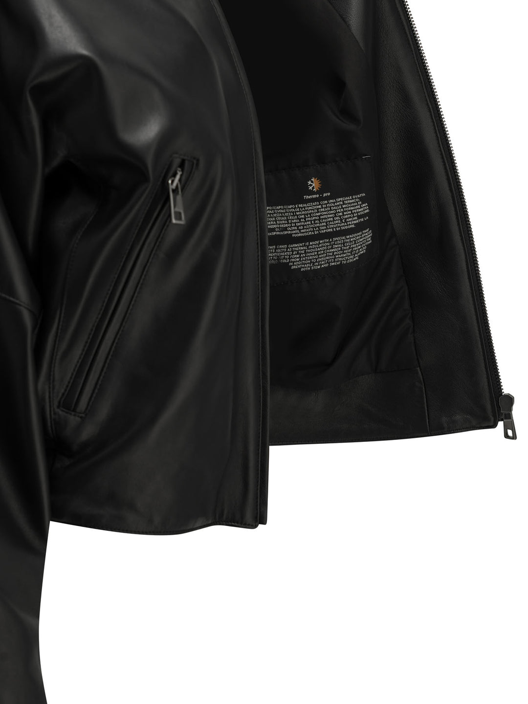 Semper Nappa Leather Jacket Jackets and Coats - Black | e44cee370758dee77f0a9f51a85412fb1dbd6978