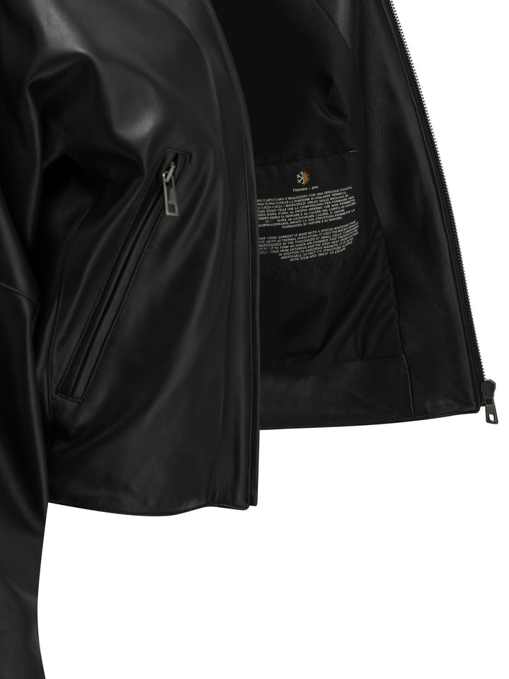 Semper Nappa Leather Jacket Jackets and Coats - Black | e44cee370758dee77f0a9f51a85412fb1dbd6978