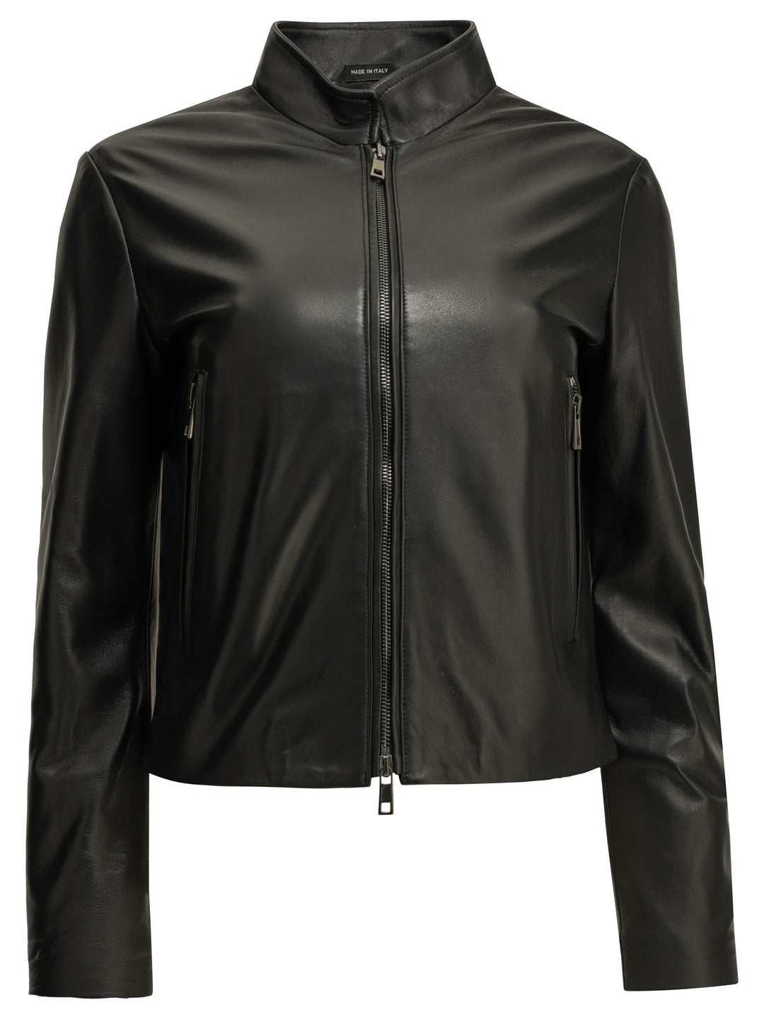 Semper Leather Jacket Jackets and Coats - Black | 8534e82fa8deacf0c9a19f63af70b20727de3521