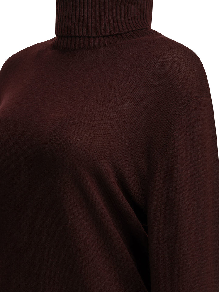 Semper Cashmere Turtleneck Sweater Knitwear - Bordeaux | 73068bfee73c3606ce5624c2cd87403c41c5a16c