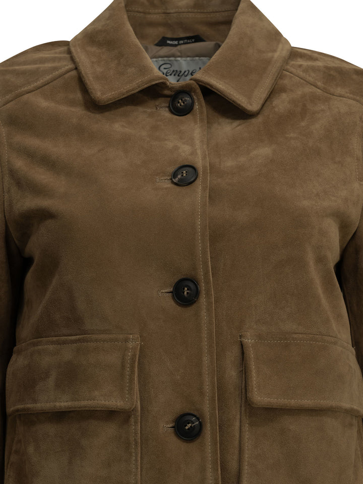 Semper Suede Jacket Jackets and Coats - Brown | 70fd010b34ecf42eeae020aec03791081670ac9d