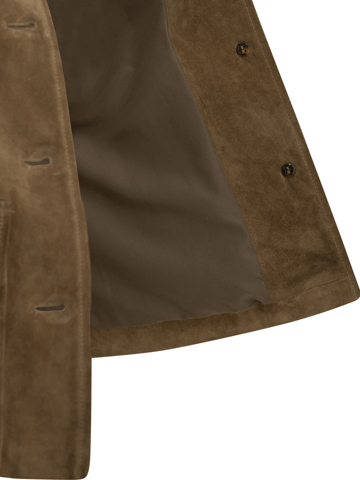 Semper Suede Jacket Jackets and Coats - Brown | ab2fabe7b5a052685f906a30254fe677306bb1de