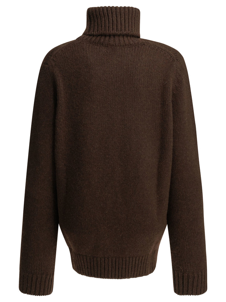 Semper Cashmere Turtleneck Sweater Knitwear - Brown | d3a66cc2bebf164c9fb45fa8b49a7129ac1d227d