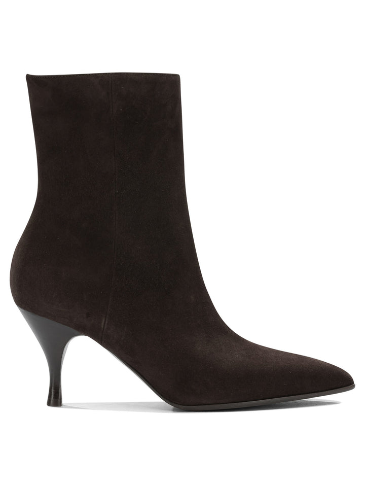 Sergio Levantesi Jodi 40mm Boots and Ankle Boots - Brown | 3e471810f7a76fb375030f90cb11d458aef74eb1