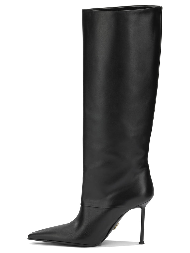 Sergio Levantesi Layla 100mm Boots and Ankle Boots - Black | 6ed18d343183f7a1dcdac48eaa610dd5901a9bc5