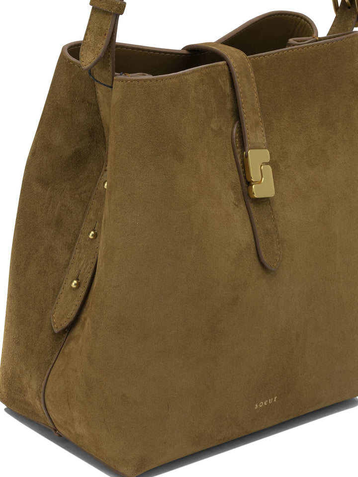 Soeur Bello Shoulder Bags Brown