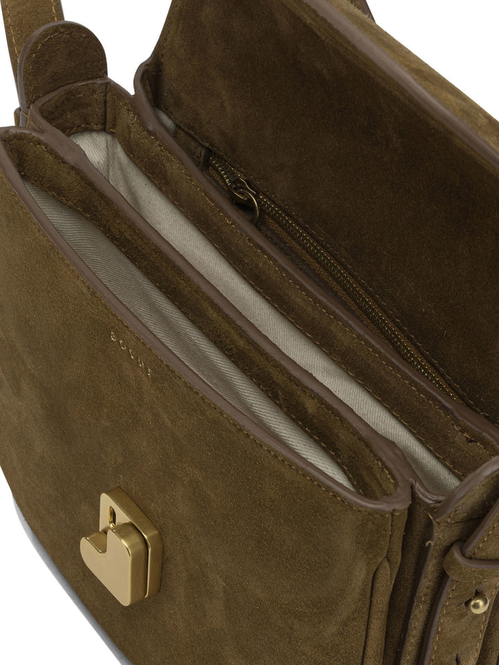 Soeur Bellissima Mini Crossbody Bags - Brown | 79ca2238fff06c14ae06561837d7b7b16dfa128b