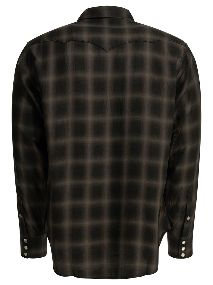 Sugar Cane Casual Plaid Shirt Shirts - Brown | 65f8fa3bddce4b78a6f03920e673b152df3fafe7