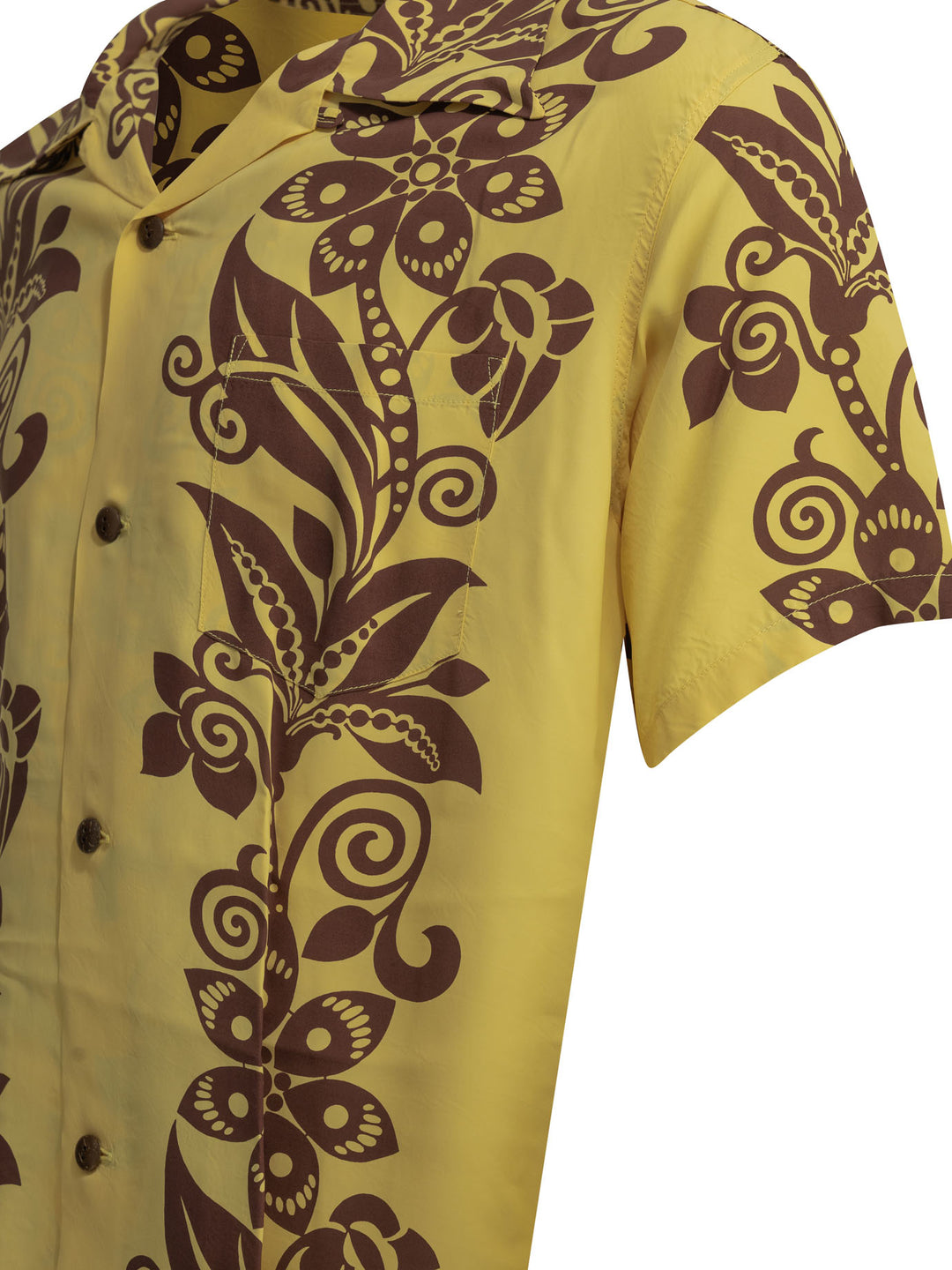 Sun Surf Pictograph Flower Shirts - Yellow | 12a9676ffba5eacabe2f834e13c1d8187e49cb0e