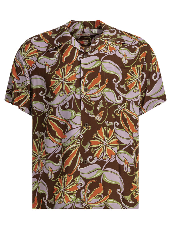 Spider Lily Shirts Brown
