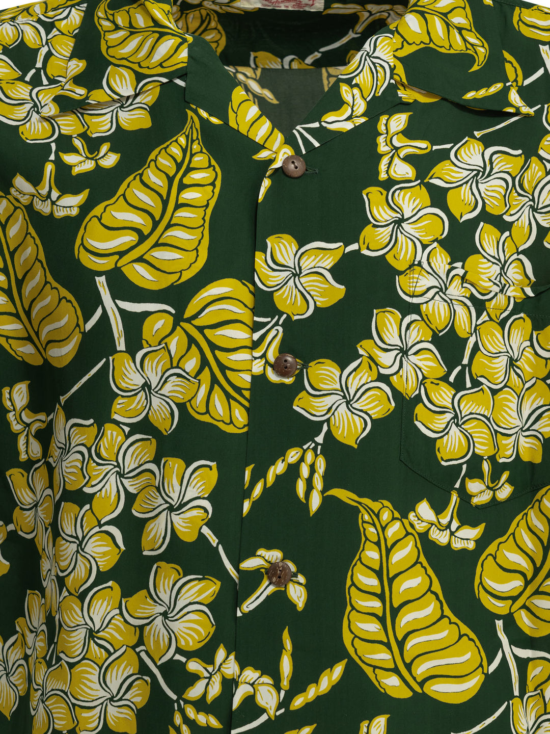 Sun Surf Plumeria Blossoms Shirts - Green | 9876477b179f901f4f1d9774bf1ff58a8a78bf03