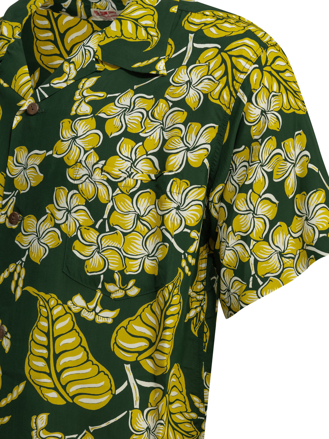 Sun Surf Plumeria Blossoms Shirts - Green | bfd531b5abd98202f87841b57d75e1663f9f909f