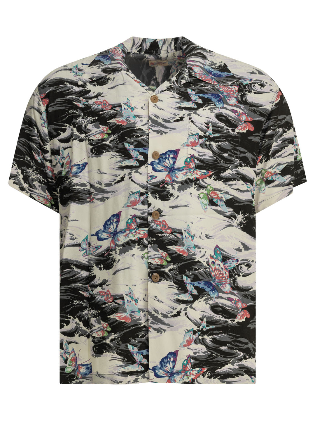 Sun Surf Butterfly Splash Shirts - Black | ebfc9beef79ba0c605ff598cd45dda5114a08b97