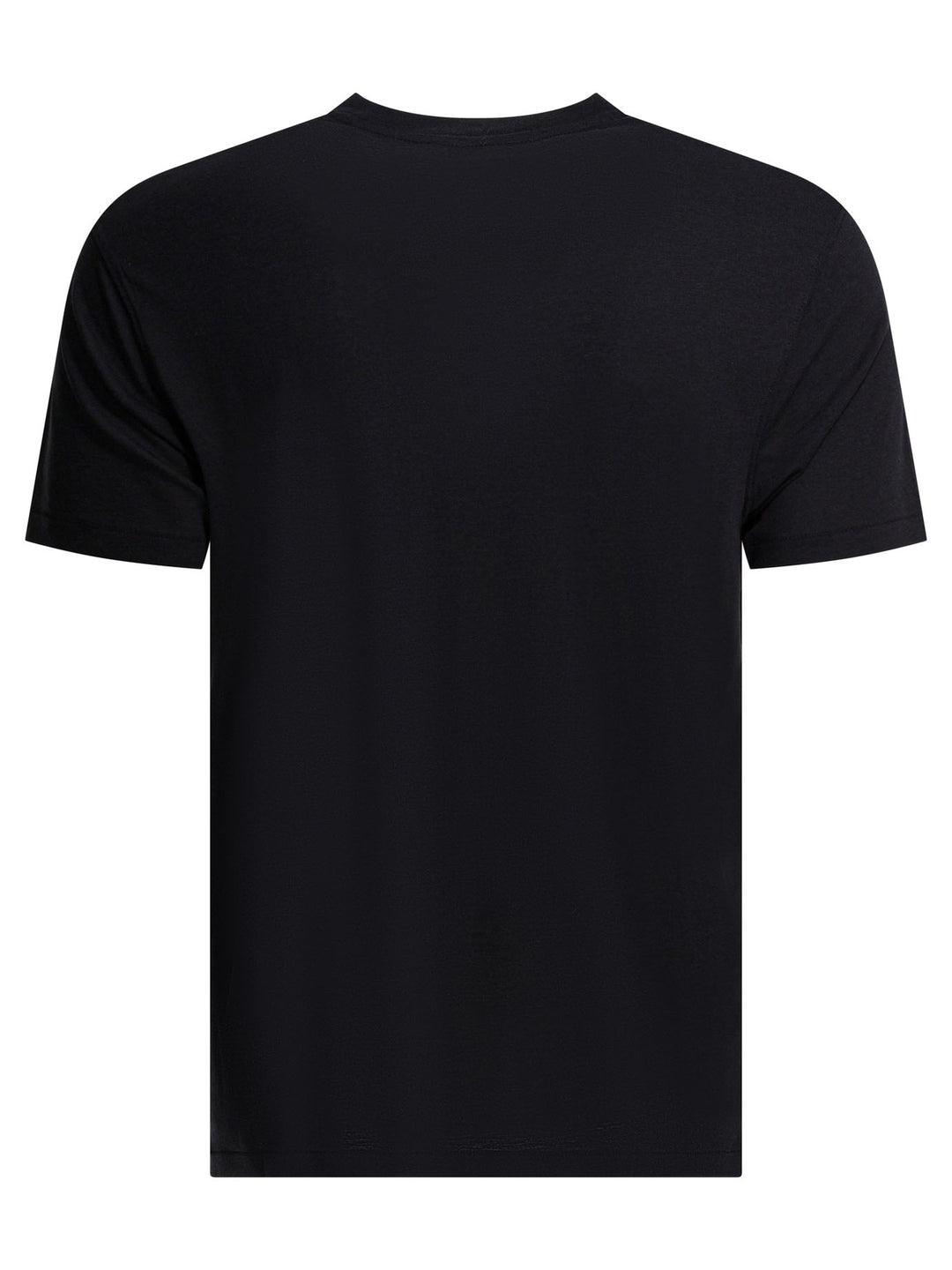 Tom Ford Round-Neck T-Shirt Made Of Lyocell T-shirts - Black | f4c2d6f35e0a813b4602a8af81f62da0173187b9