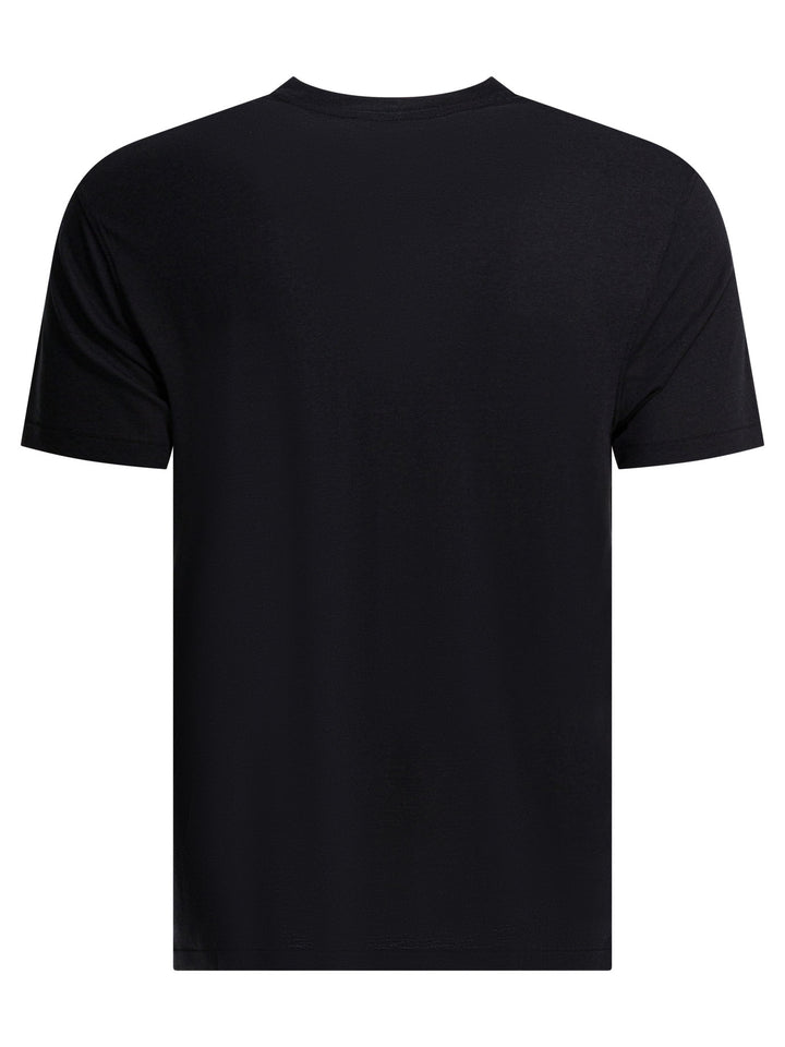 Tom Ford Round-Neck T-Shirt Made Of Lyocell T-shirts - Black | f4c2d6f35e0a813b4602a8af81f62da0173187b9