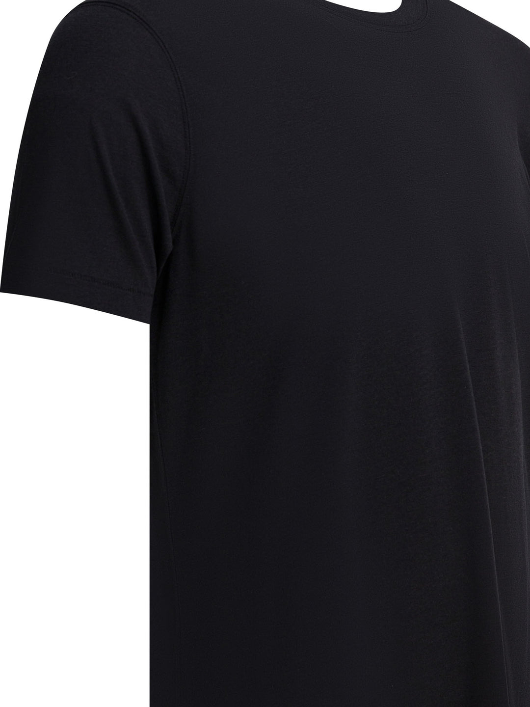 Tom Ford Round-Neck T-Shirt Made Of Lyocell T-shirts - Black | 8aef7a4187a517e6fac42392b7c6a36a367fbb6e