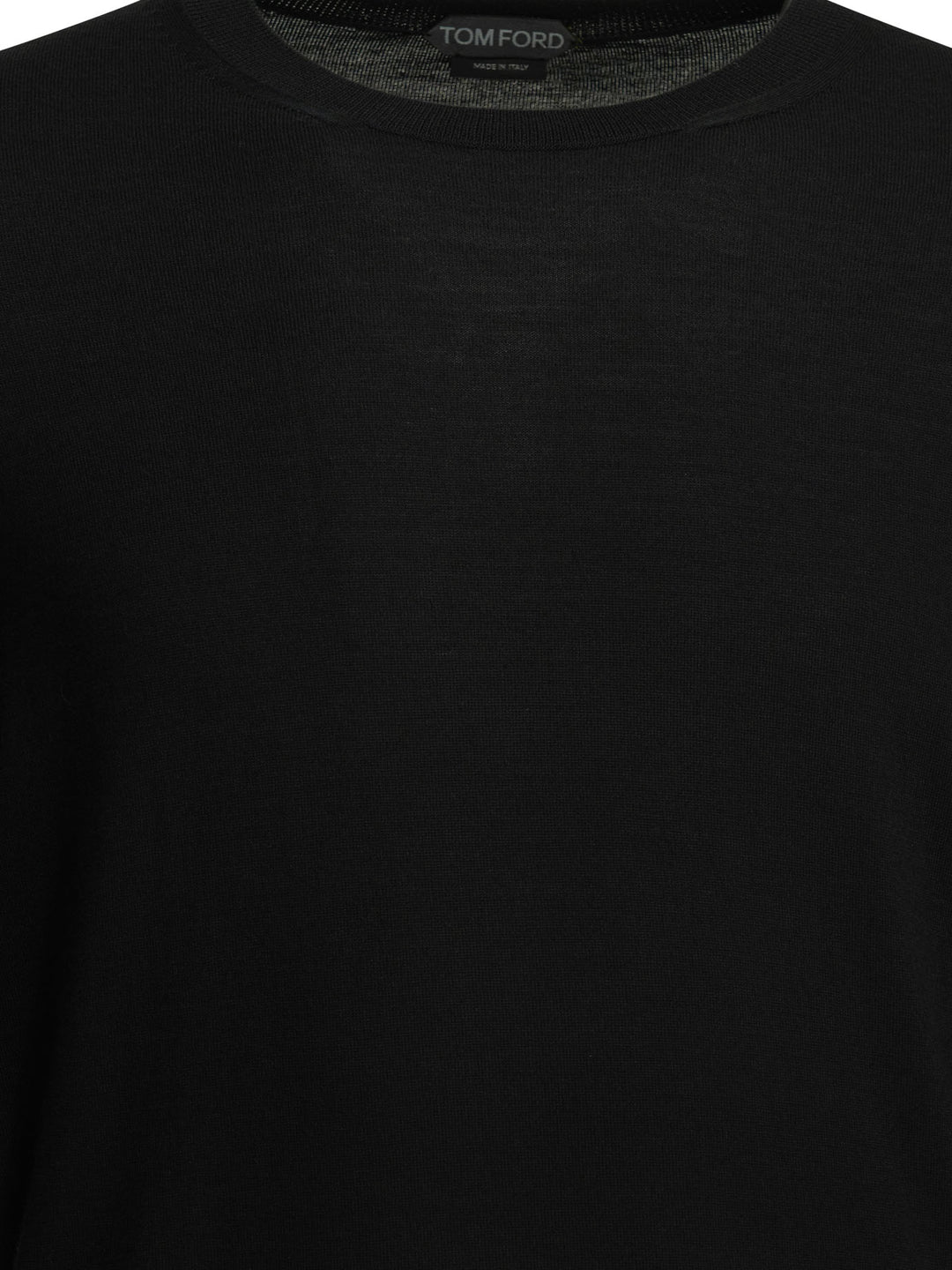 Tom Ford Wool Crew Neck Sweater Knitwear - Black | e635fcc896433a072b2c6aa3d051c79ed501c21d