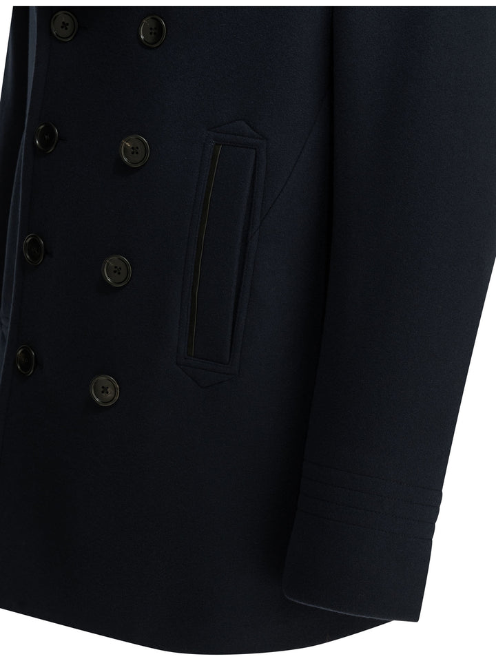 Tom Ford Short Wool Felt Coat Jackets and Coats - Blue | a8db1240b55e73ac80e357801e1e9ed910a9f83d