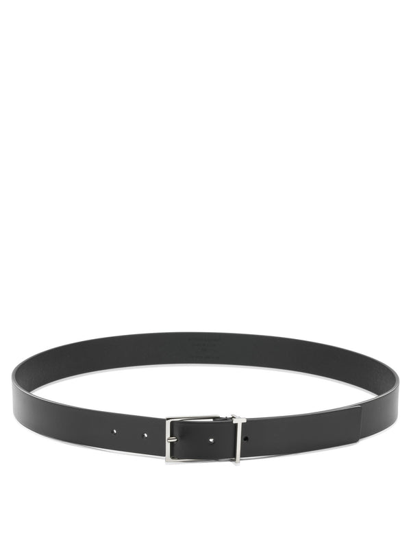 Leather Belt Belts Black