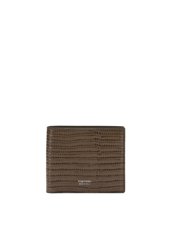 Tejus T Line Wallets & Card Holders Brown