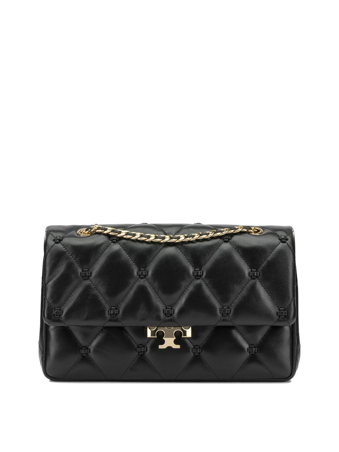 Tory Burch Bunny Knot Shoulder Bags - Black | 884d343bab4c3848a828a317d6c63b1623f0fc6c