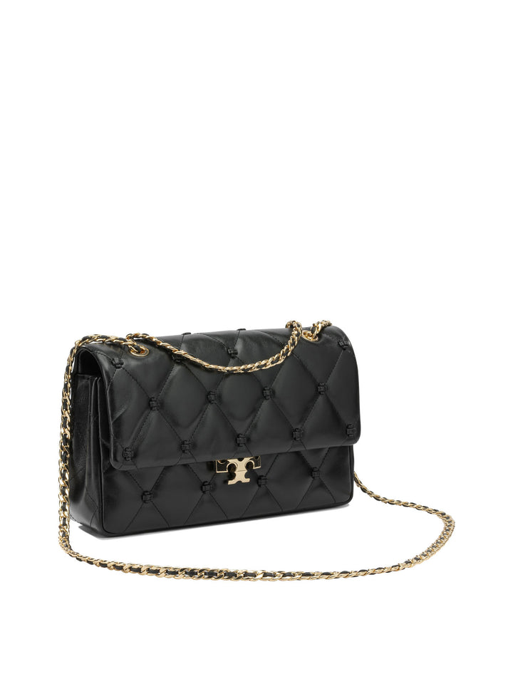 Tory Burch Bunny Knot Shoulder Bags - Black | f0bd2891d468ddff677ce0e0f2a92f96a64ac1b9