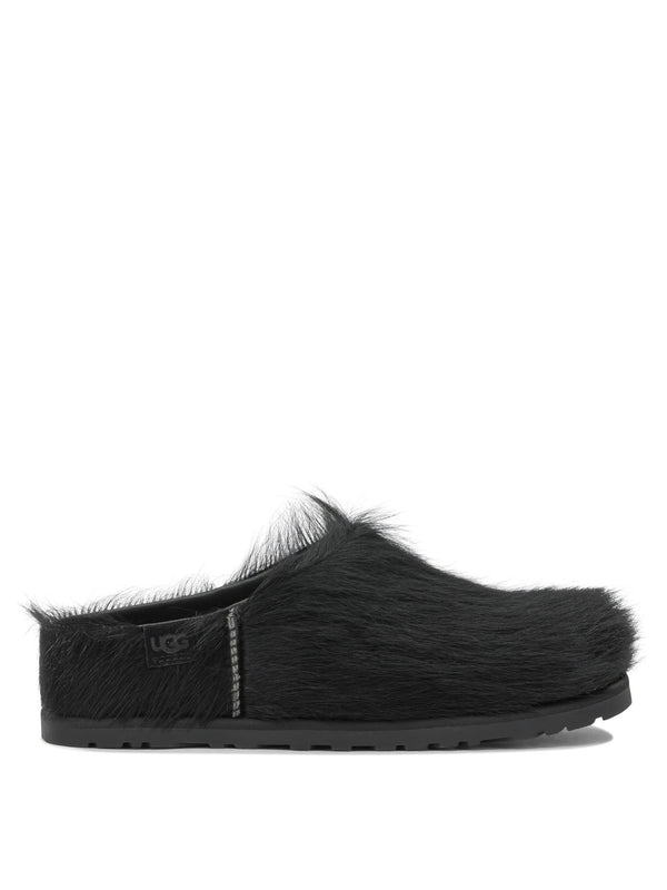 Otzo Hair Loafers & Slippers Black