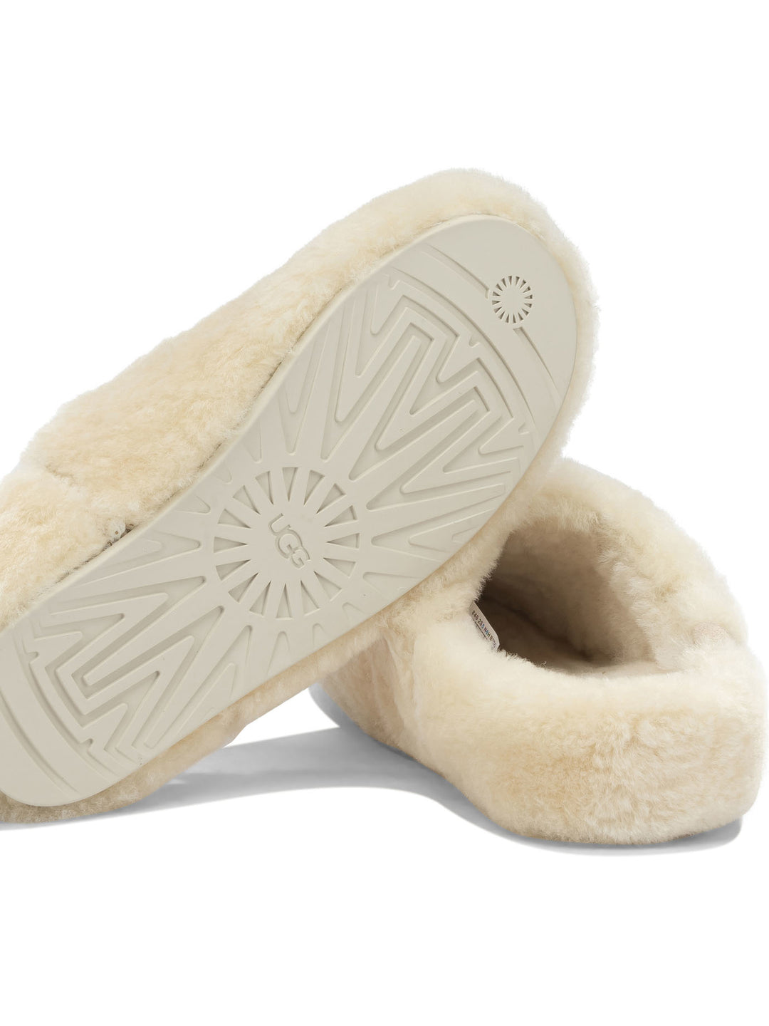 Ugg Elea Fluffed Loafers & Slippers - White | 4ff9e60ec79b6e1743d6d0b7444ba5ee43364074