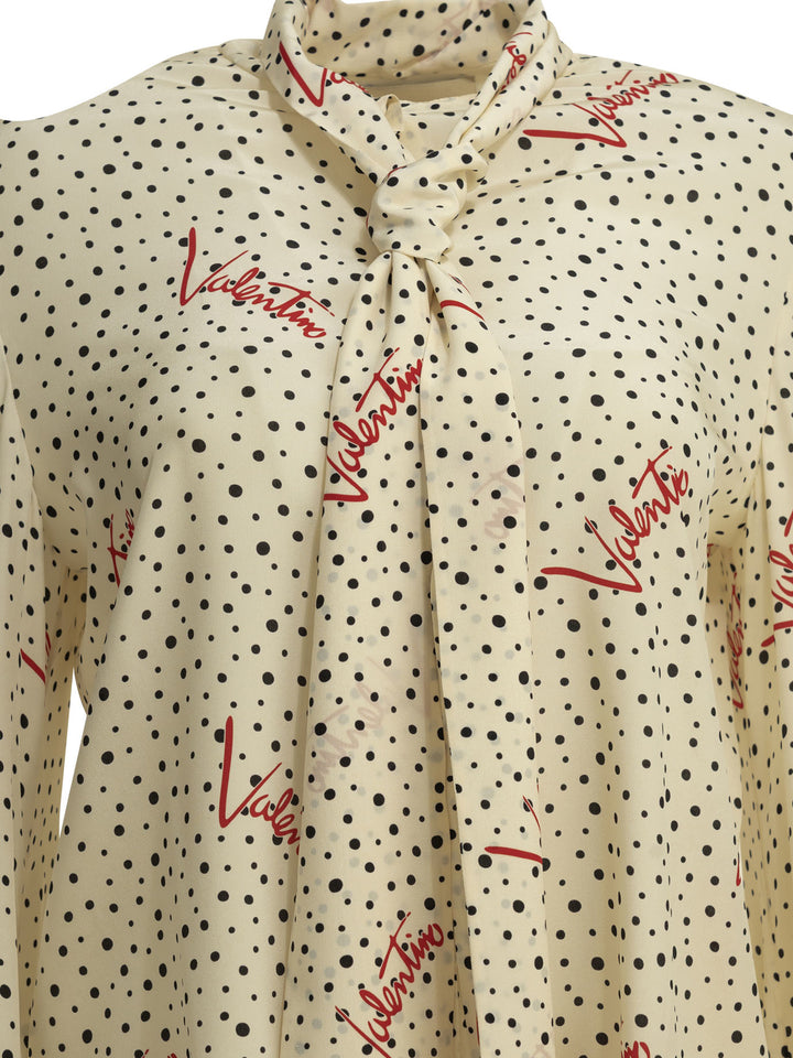 Valentino Plus De Pois Shirts - White | 7159e96aadc950ab27e7c357bc85a56d41f1898c