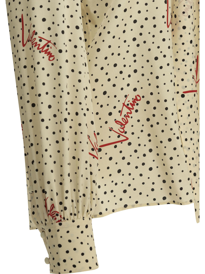 Valentino Plus De Pois Shirts - White | 7937d712e50a68d1f7b5caef6425753cd5f9da25