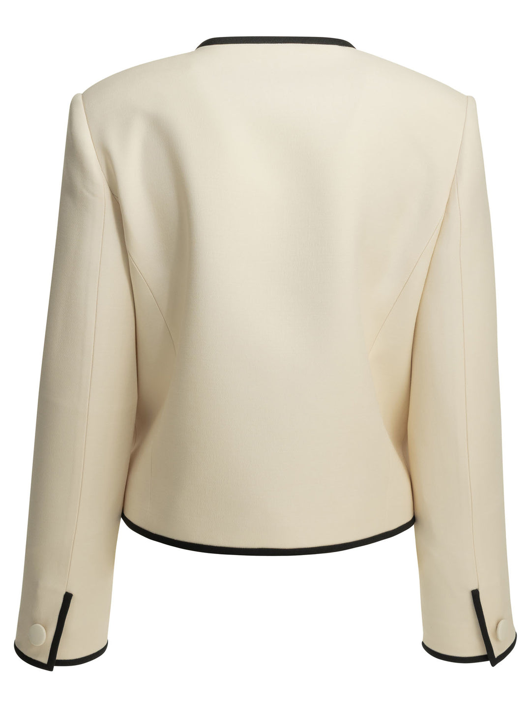 Valentino Crepe Couture Blazer Jackets and Coats - White | cf4e3e84ad170d0bceebe7e53426172c2893aa72