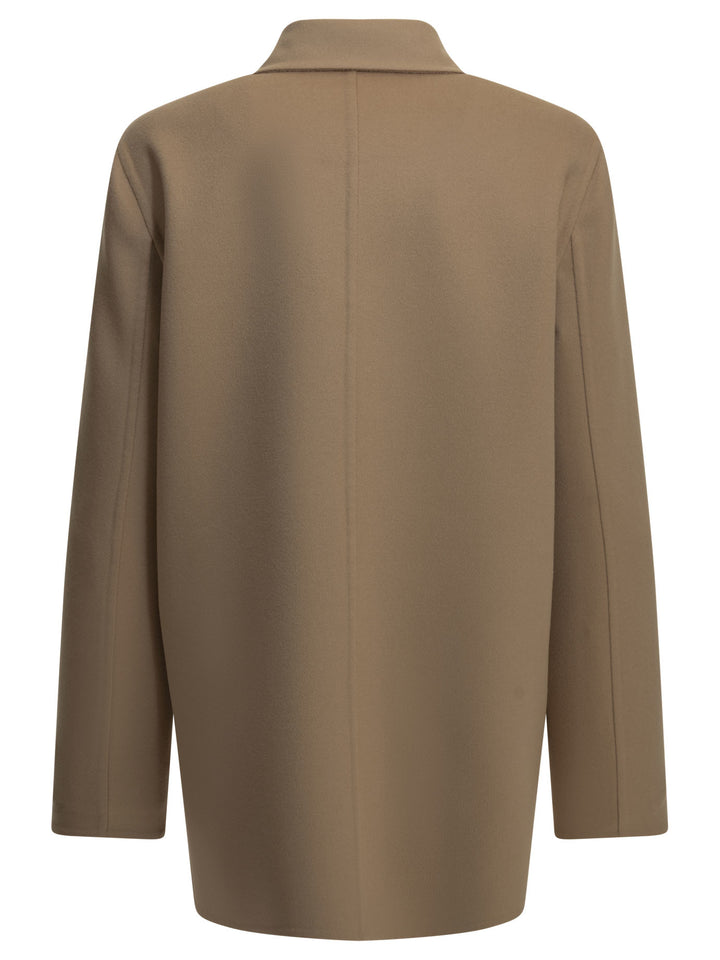 Valentino Vlogo Jackets and Coats - Beige | f0012665e7b65c2615645f308f1c10f4596ad21f