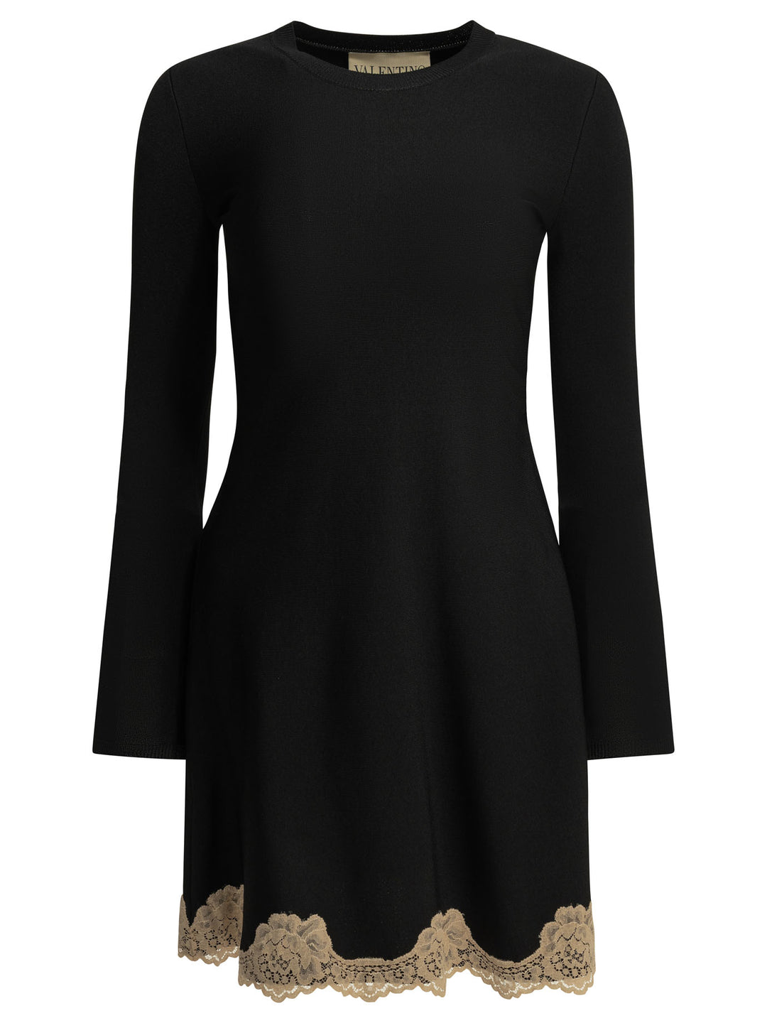 Valentino Short Flared Dress Dresses - Black | 1d86cf017a00b4e575d3fc32894acbfcef939529