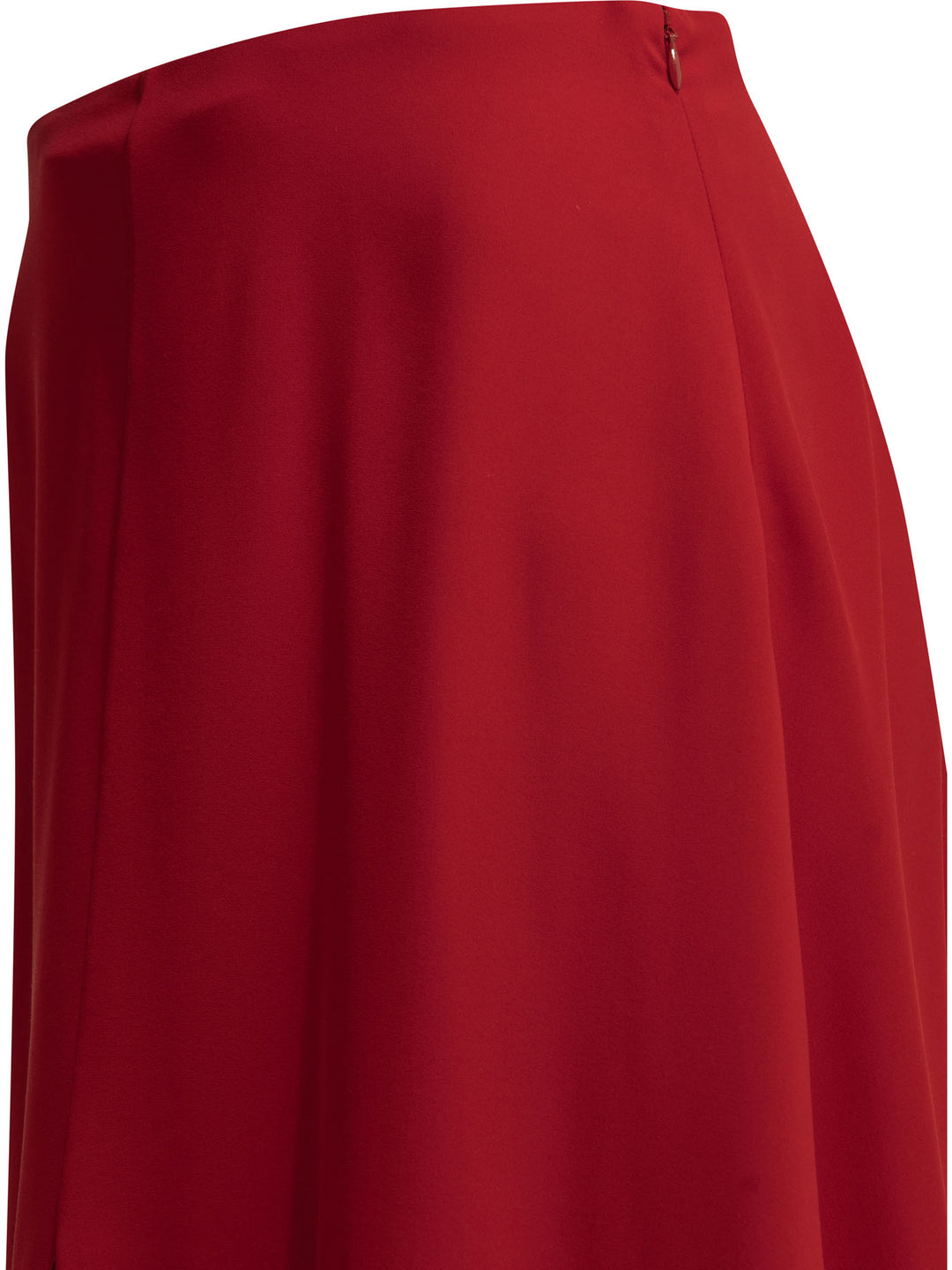 Valentino Flared Midi Skirt In Silk Skirts - Red | b2236d86a17de6224f5add1cccd739cf94f70c60