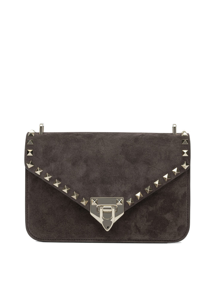 Valentino Garavani Rockstud Crossbody Bags - Brown | e19dc1501ca5ce112a28097c4cab224967624aeb
