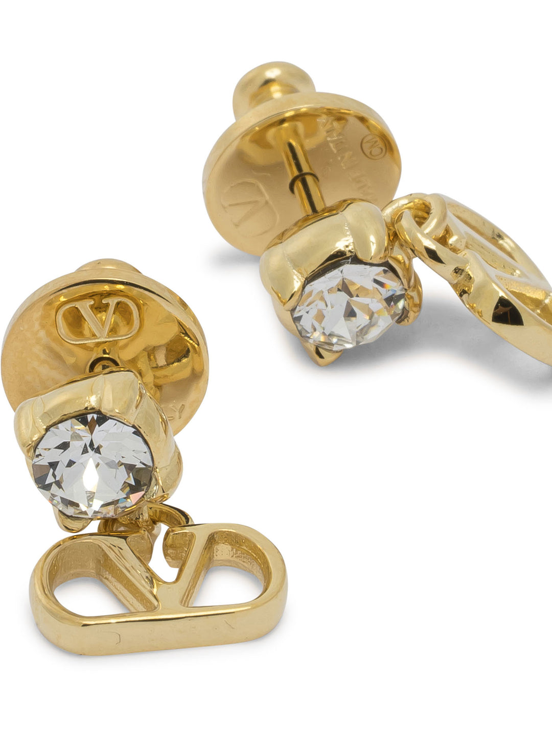 Valentino Garavani Vlogo Signature With Swarovski® Jewels - Gold | fa7c20938aad96954532603d9065ddefa35842a4